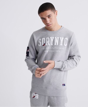 Superdry SDQB Classic Férfi Pulóver Szürke | KYNLR0713